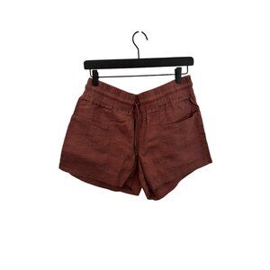 Athleta women's 100% linen shorts size 8